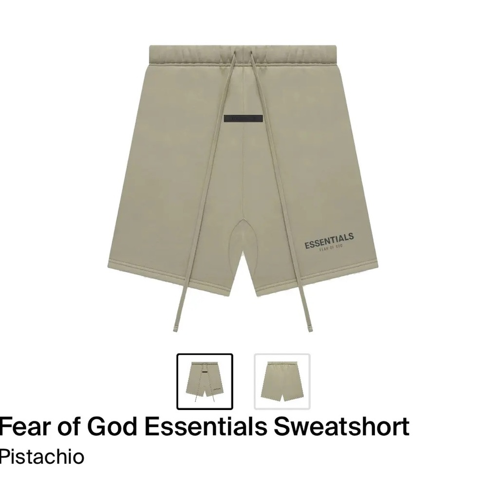 Essentials Pistachio Athletic Sweatshorts